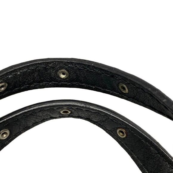 Auth DIOR/ChristianDior Trotteur - Black Gray Jacquard Leather Handbag - Picture 7 of 16